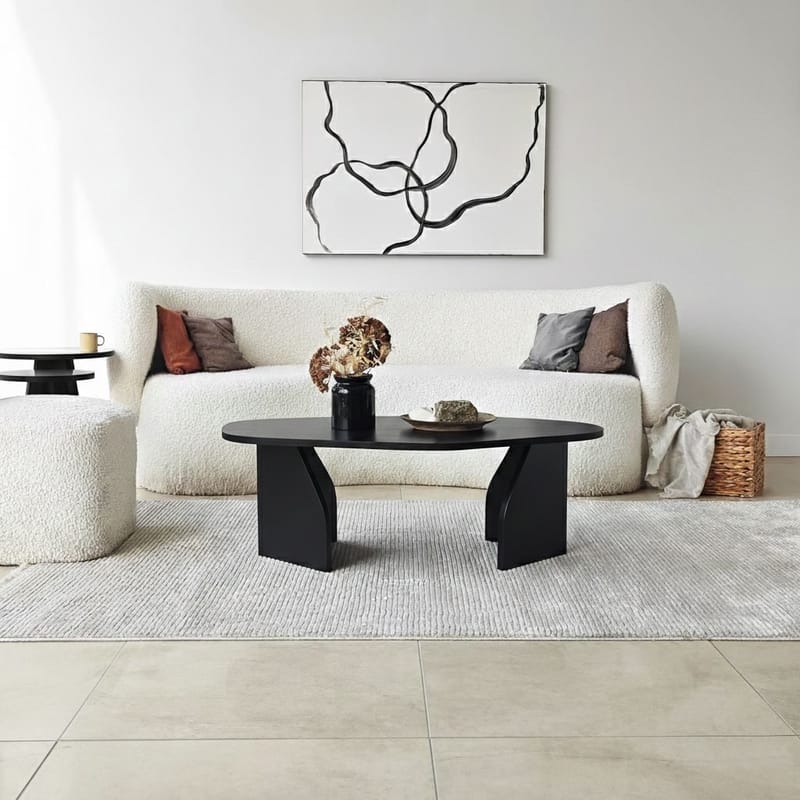 Berriaren Soffbord 100 cm - Svart - Möbler - Bord & matgrupp - Soffbord