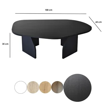 Berriaren Soffbord 100 cm - Svart - Möbler - Bord & matgrupp - Soffbord