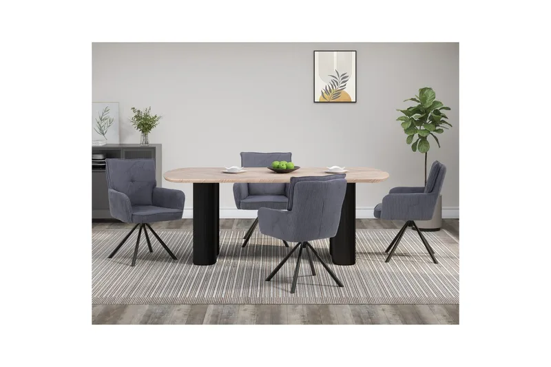 Bessonville Matbord Oblong 200x200 cm - Brun - Möbler - Bord & matgrupp - Matbord & köksbord