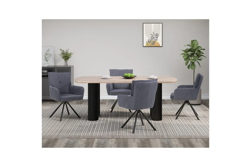 Bessonville Matbord Oblong 200x200 cm - Brun - Möbler - Bord & matgrupp - Matbord & köksbord