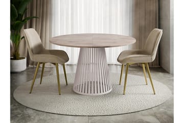 Beylen Matbord 100 cm Rund - Brun/Beige - Möbler - Bord & matgrupp - Matbord & köksbord