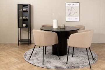 Svart - Svart, beige