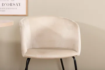 Bianca Matgrupp 200 cm Oval med 4 Berit stolar - Beige - Möbler - Bord & matgrupp - Matgrupp