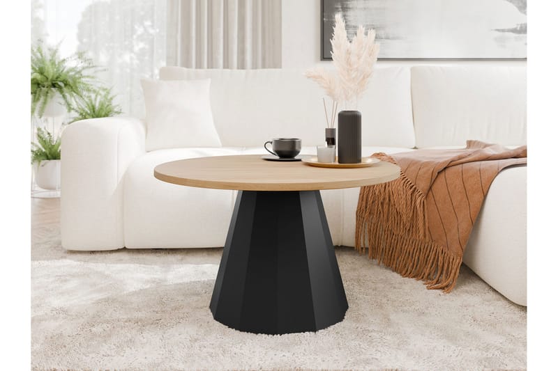 Bilten Soffbord 75 cm - Svart/Brun - Möbler - Bord & matgrupp - Soffbord