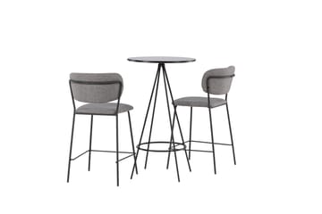Bistro Matgrupp 60 cm Rund med 2 Bell stolar - Svart - Möbler - Bord & matgrupp - Matgrupp