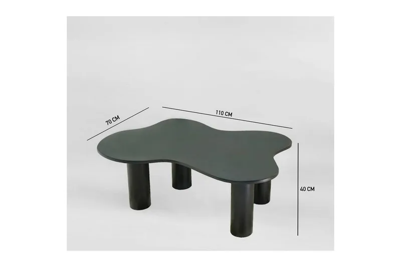 Bloomis Soffbord 110 cm - Svart - Möbler - Bord & matgrupp - Soffbord