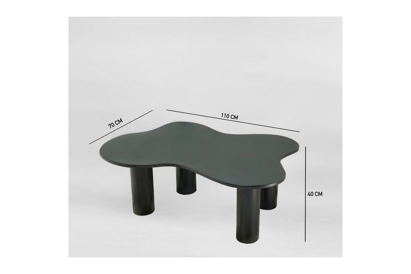 Bloomis Soffbord 110 cm - Svart - Möbler - Bord & matgrupp - Soffbord