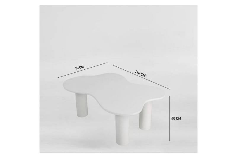 Bloomis Soffbord 110 cm - Vit - Möbler - Bord & matgrupp - Soffbord