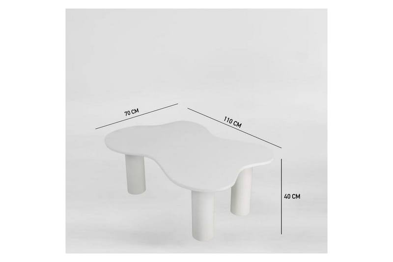 Bloomis Soffbord 110 cm - Vit - Möbler - Bord & matgrupp - Soffbord