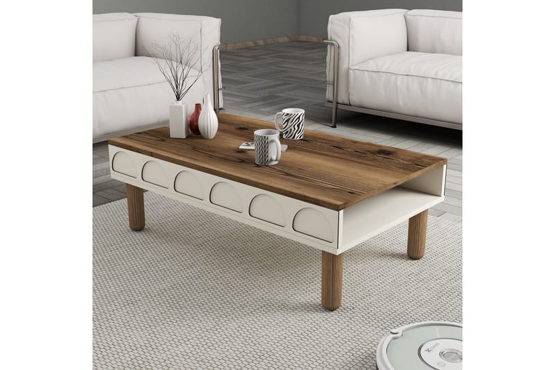 Bohem Soffbord 180 cm - Cremevit - Möbler - Bord & matgrupp - Soffbord