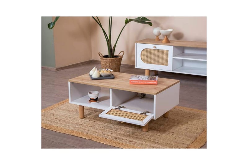 Bohem Soffbord 55 cm - Vit - Möbler - Bord & matgrupp - Soffbord