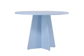 Bootcut Matbord 110 cm Rund - Blå - Möbler - Bord & matgrupp - Matbord & köksbord