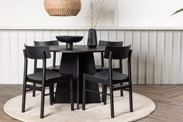 Bootcut Matbord 110 cm Runt med 4 Montros Matstol - Möbler - Bord & matgrupp - Matgrupp