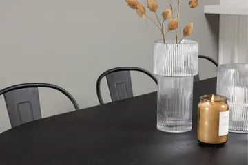 Bootcut Matbord 230x115 cm med 4 Tempe Stolar - Svart - Möbler - Bord & matgrupp - Matbord & köksbord