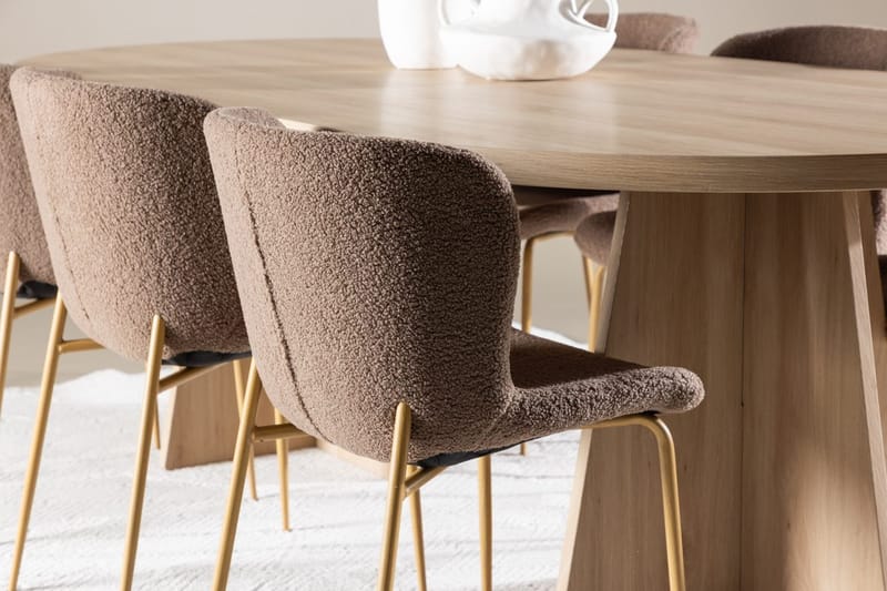 Bootcut Matbord 230x115 cm med 6 Modesto Matstol - Möbler - Bord & matgrupp - Matgrupp