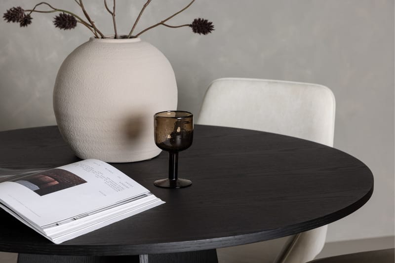 Bootcut Matgrupp 110 cm Rund med 4 Rosie stolar - Beige - Möbler - Bord & matgrupp - Matgrupp