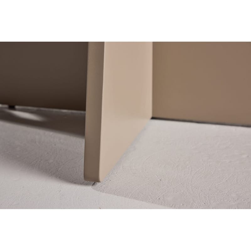 Bootcut Runt Matbord 110 cm i Sten med Marmorutseende - Beige - Möbler - Bord & matgrupp - Marmorbord