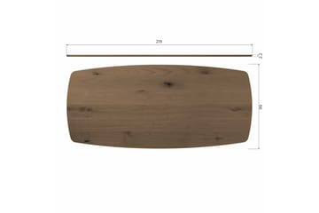 Bord Tablo Danish Oval - Kashmirbrun, 220x100 cm - Möbler - Bord & matgrupp - Matbord & köksbord