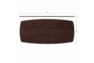 Bord Tablo Danish Oval - Mystic Brown, 220x100 cm - Möbler - Bord & matgrupp - Matbord & köksbord