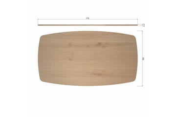 Bord Tablo Danish Oval - Transparent, 180x100 cm - Möbler - Bord & matgrupp - Matbord & köksbord