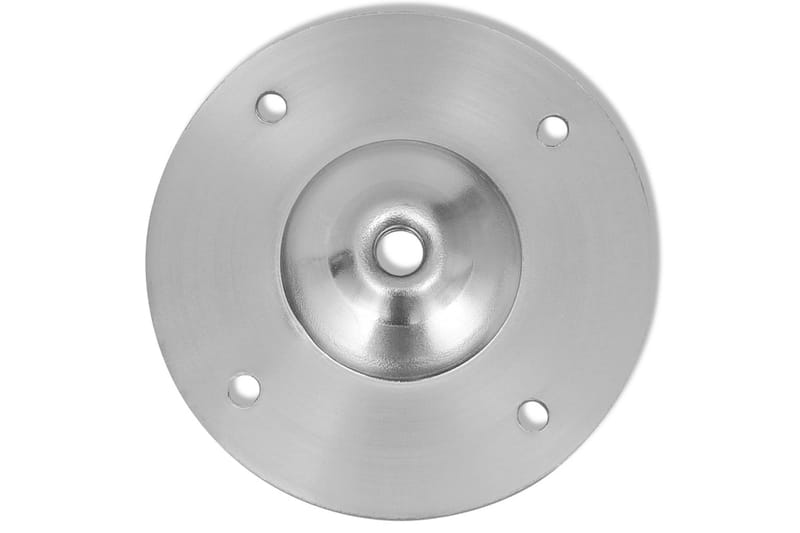 Justerbara bordsben 4 st 710 mm-1100 mm borstad nickel - Silver - Bordsben - Möbelben