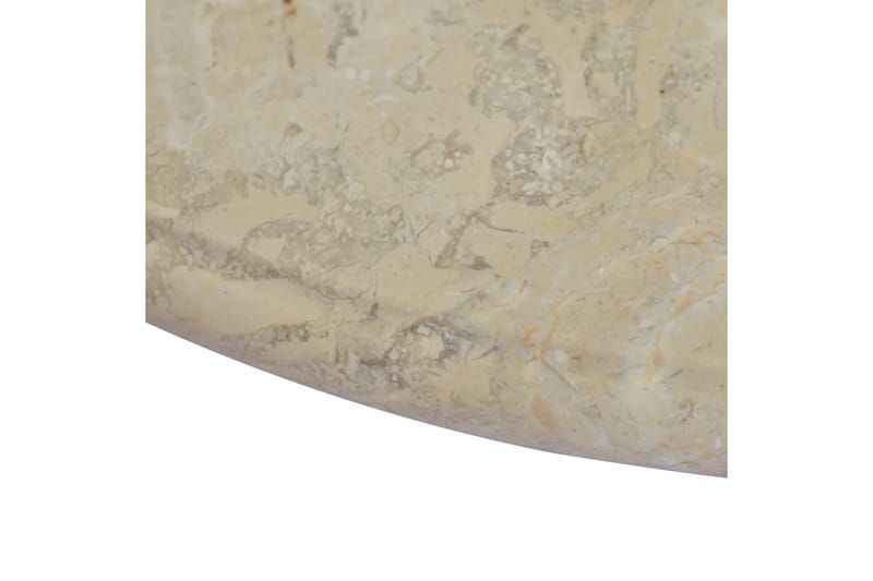 Bordsskiva gräddvit Ã˜60x2,5 cm marmor - Vit - Illäggsskiva - Bordsskiva