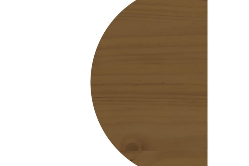 Bordsskiva brun 30x2,5 cm massiv furu - Brun - Illäggsskiva - Bordsskiva
