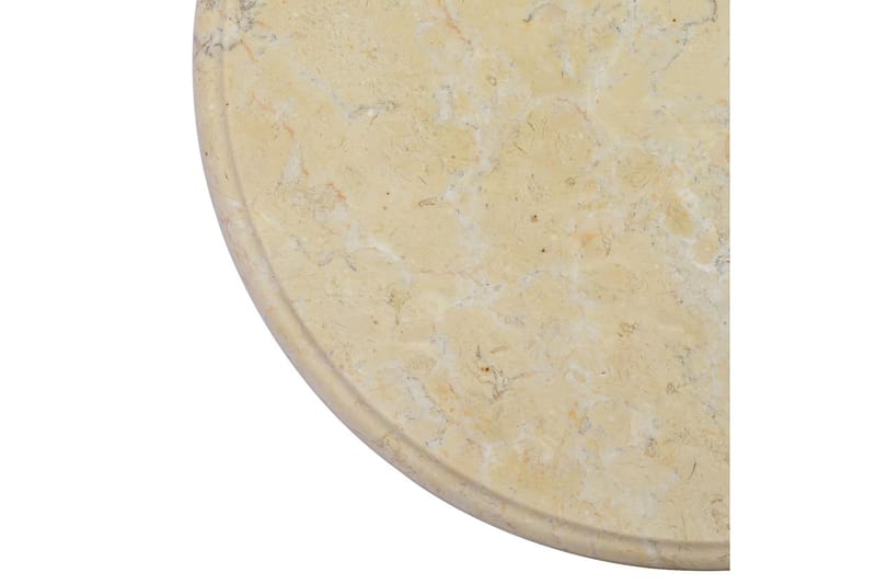 Bordsskiva gräddvit Ã˜40x2,5 cm marmor - Vit - Illäggsskiva - Bordsskiva