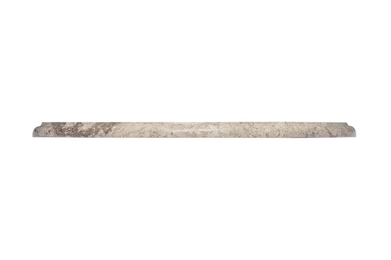 Bordsskiva grå Ã˜50x2,5 cm marmor - Grå - Illäggsskiva - Bordsskiva