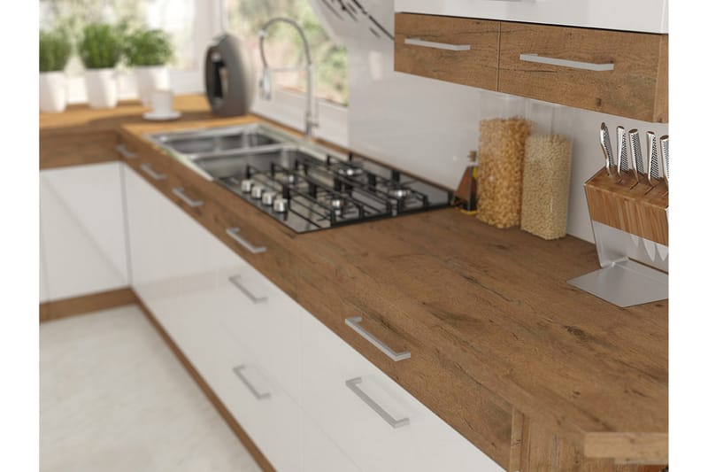 Bordsskiva Kawar 180x60 cm Rektangulär - Brun - Möbler - Bord & matgrupp - Bordstillbehör - Illäggsskiva