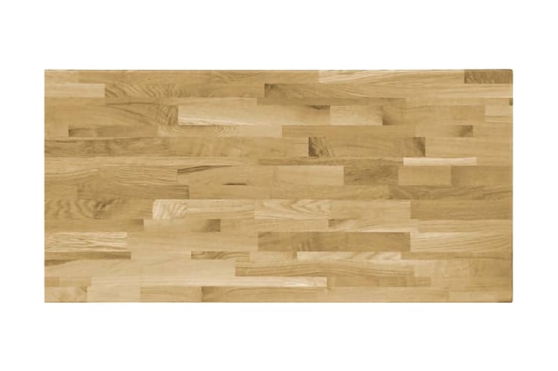 Bordsskiva massivt ekträ rektangulär 23 mm 120x60 cm - Brun - Bordsskiva - Illäggsskiva
