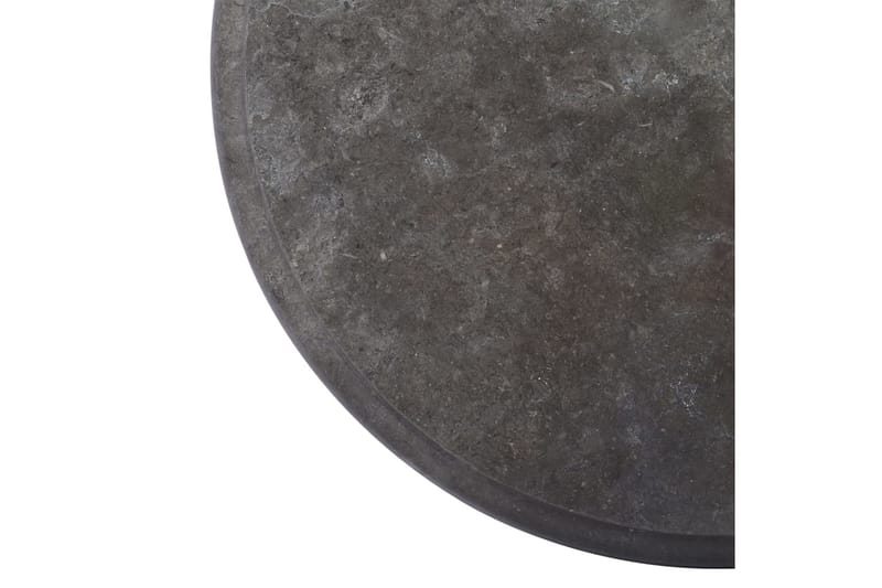 Bordsskiva svart Ã˜40x2,5 cm marmor - Svart - Illäggsskiva - Bordsskiva