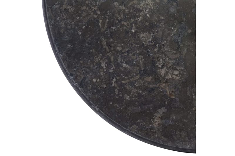 Bordsskiva svart Ã˜50x2,5 cm marmor - Svart - Illäggsskiva - Bordsskiva