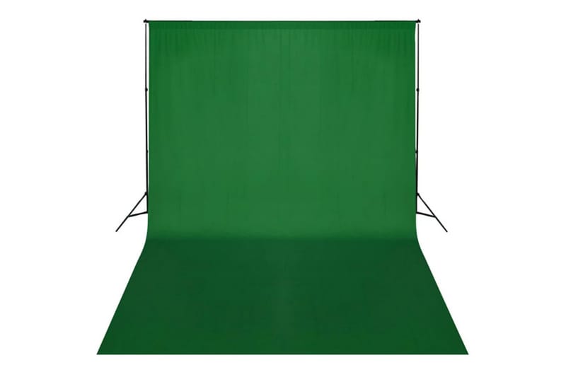 Stativ och fotobakgrund 300x300 cm grön - Grön - Illäggsskiva - Bordsskiva