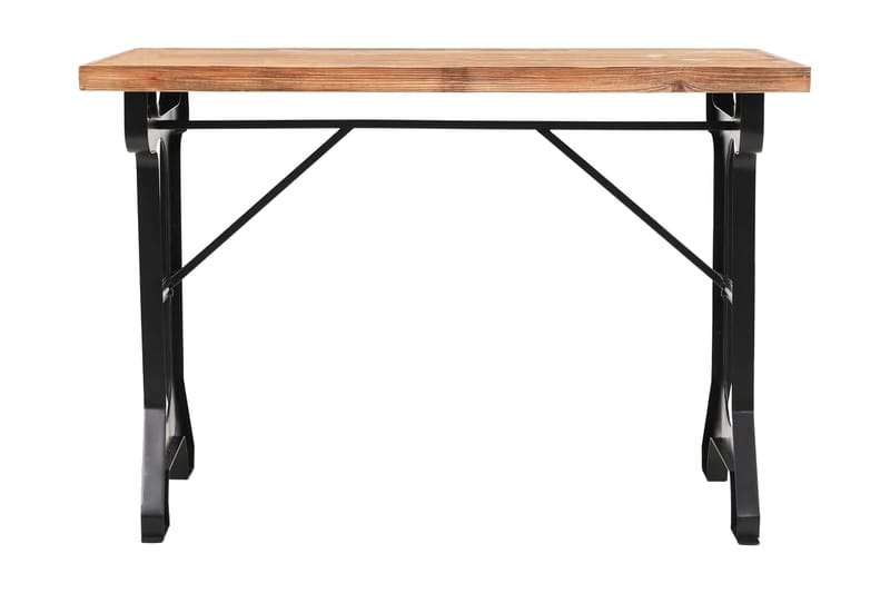 Matbord bordsskiva i massiv granträ 122x65x82 cm - Brun - Bordsskiva - Illäggsskiva