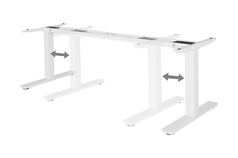 Skrivbordsunderreden Ozbay 182 cm - Vit - Möbler - Bord & matgrupp - Bordstillbehör - Underrede bord