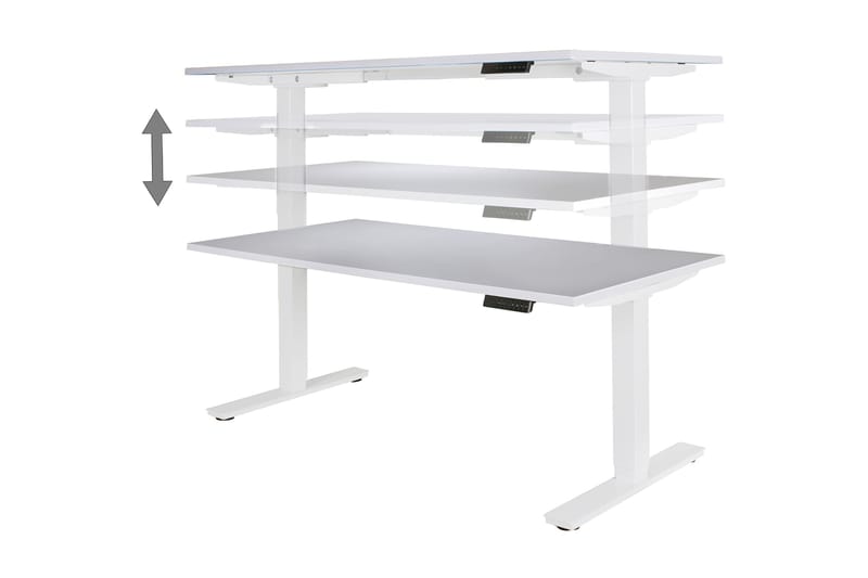 Skrivbordsunderreden Ozbay 182 cm - Vit - Möbler - Bord & matgrupp - Bordstillbehör - Underrede bord