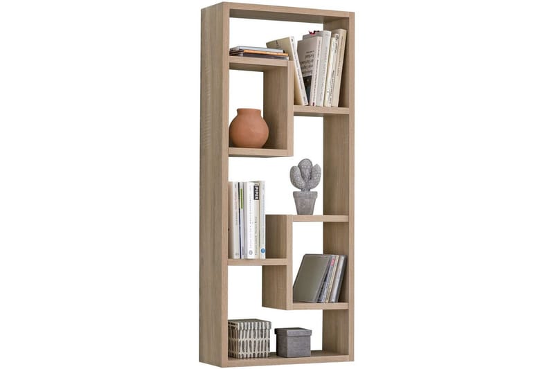 Vägghylla Wohnling melaminbelagd MDF, förvaringshylla, modern stil Sonoma - Sonoma - Möbler - Bord & matgrupp - Bordstillbehör - Illäggsskiva