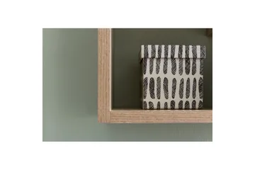 Vägghylla Wohnling melaminbelagd MDF, förvaringshylla, modern stil Sonoma - Sonoma - Förvaring - Hylla - Bokhylla