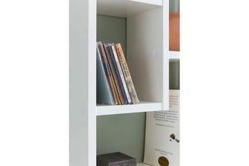 Vägghylla Wohnling melaminbelagd MDF, förvaringshylla, modern stil Vit - Vit - Möbler - Bord & matgrupp - Bordstillbehör - Illäggsskiva