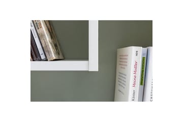 Vägghylla Wohnling melaminbelagd MDF, förvaringshylla, modern stil Vit - Vit - Möbler - Bord & matgrupp - Bordstillbehör - Illäggsskiva