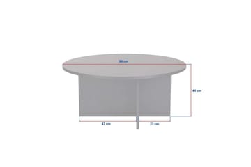 Boro Soffbord 90 cm - Svart - Möbler - Bord & matgrupp - Soffbord