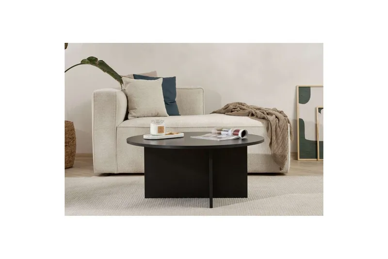 Boro Soffbord 90 cm - Svart - Möbler - Bord & matgrupp - Soffbord
