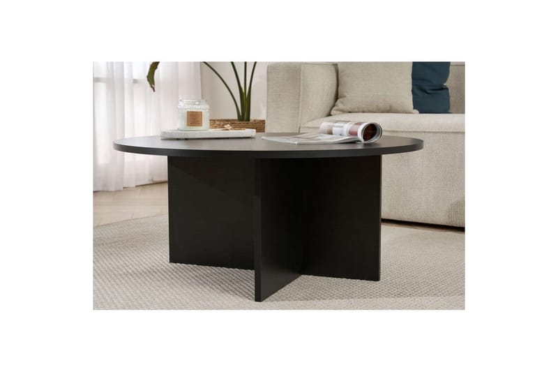 Boro Soffbord 90 cm - Svart - Möbler - Bord & matgrupp - Soffbord