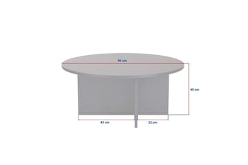 Boro Soffbord 90 cm - Svart - Möbler - Bord & matgrupp - Soffbord