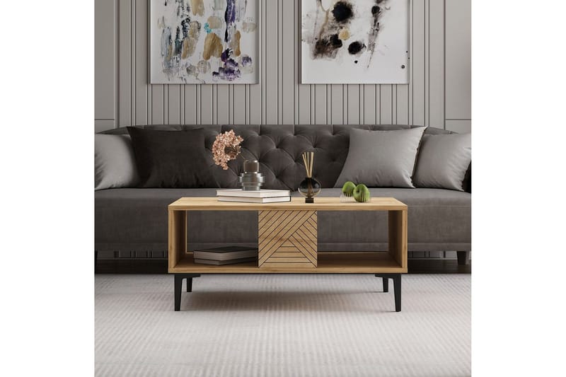 Botswana Soffbord 90 cm - Ek - Möbler - Bord & matgrupp - Soffbord