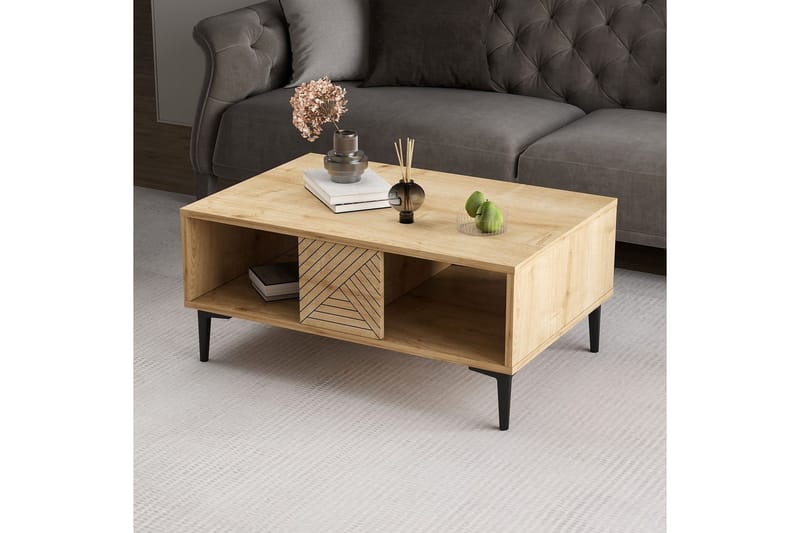 Botswana Soffbord 90 cm - Ek - Möbler - Bord & matgrupp - Soffbord
