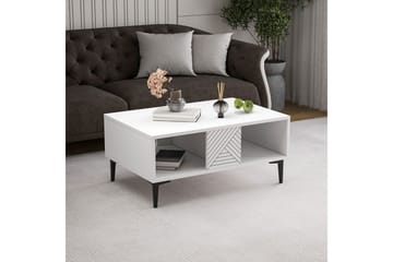 Botswana Soffbord 90 cm - Vit - Möbler - Bord & matgrupp - Soffbord