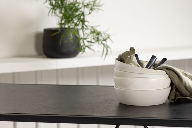 Brea Matgrupp 120 cm Rektangulär med 4 Tempe stolar - Svart - Möbler - Bord & matgrupp - Matgrupp