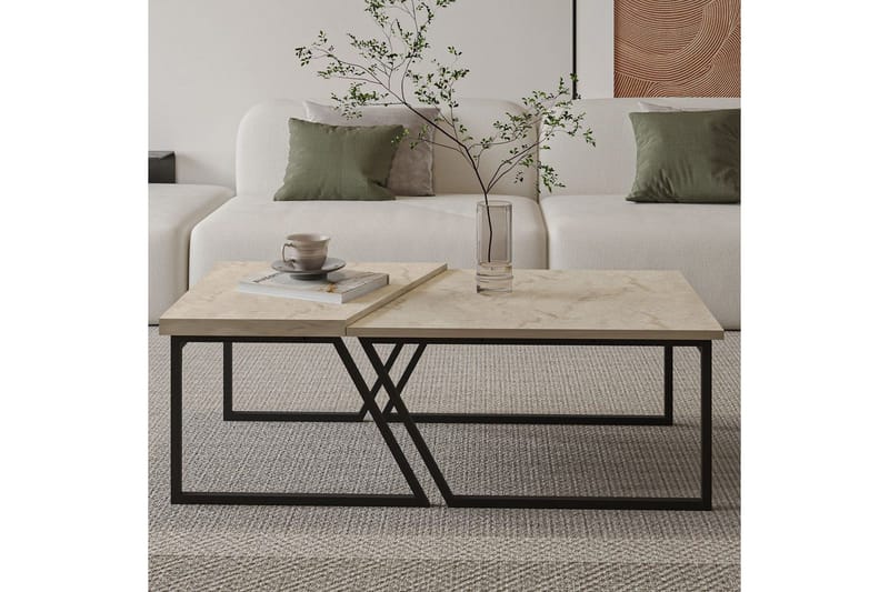 Bulskoll Soffbord 120 cm - Travertine - Möbler - Bord & matgrupp - Soffbord